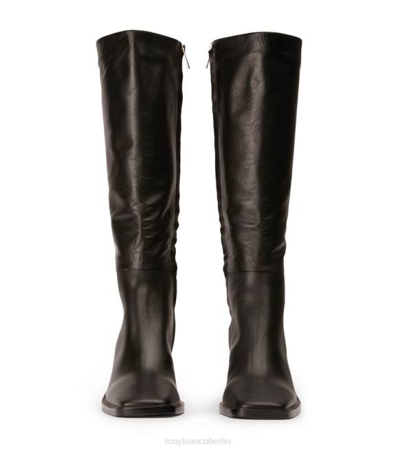 kniehohe Stiefel| de Tony Bianco Frauen Darby-Kalbsstiefel schwarzes Venedig 4624427
